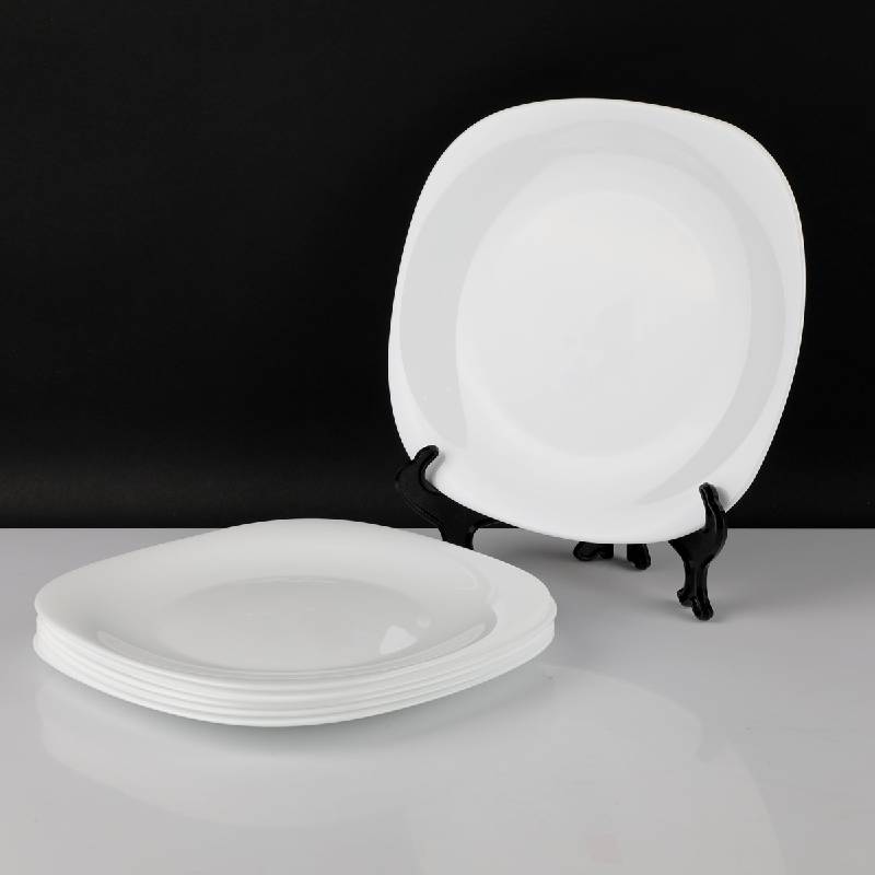 Lot De 6 Assiettes Plates-PARMA 27 Cm X 27 Cm