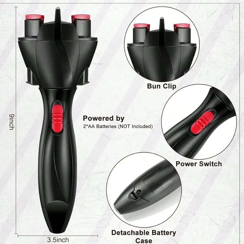 [TW1100E-GO-Noir] Appareil à Torsades Cheveux Twist Secret