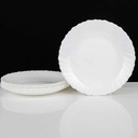 Lot De 6 Assiettes À Dessert LUMINARC FESTON Blanc 19 Cm