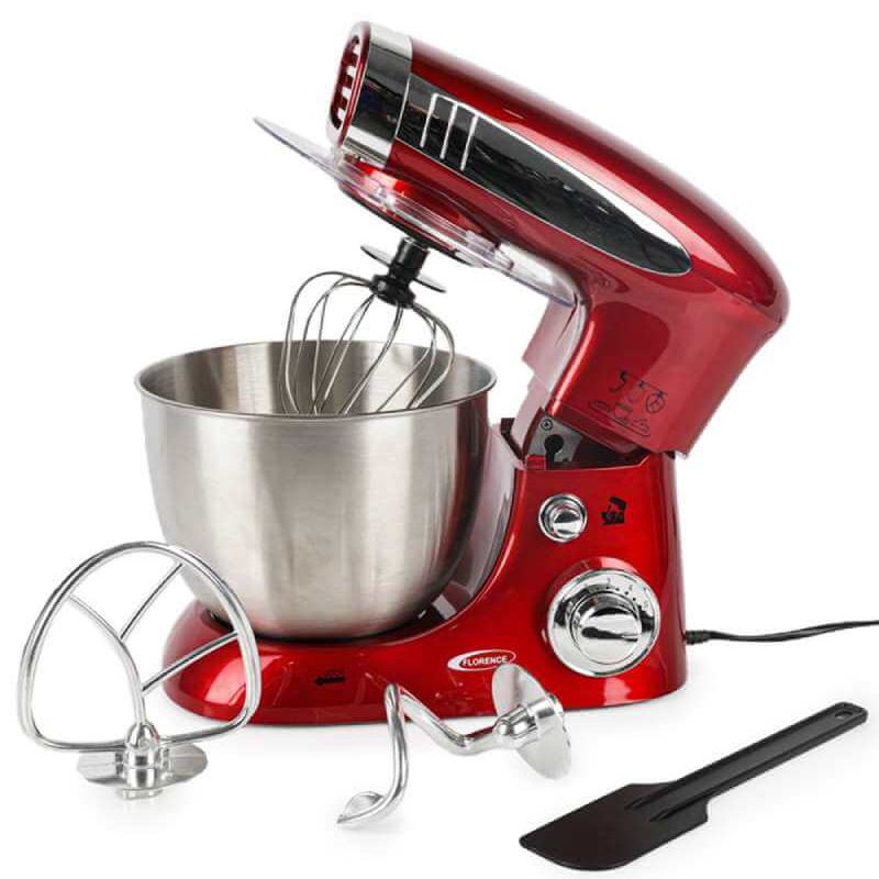 [ESM0523-2GO-Rouge] Robot Pétrin Florence - 4 Litres -600 W (Rouge)