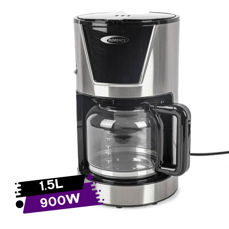 Cafetière Électrique FLORENCE 1.5 Litres 900W