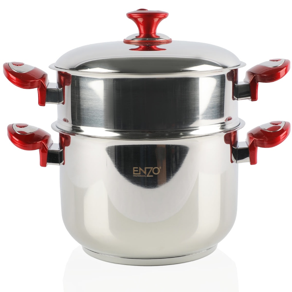 Enzo Couscoussier - Inox - 24cm - 8 Litres