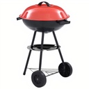 Barbecue Portatif à Charbon avec Roues - Rond - 17" (43 cm)