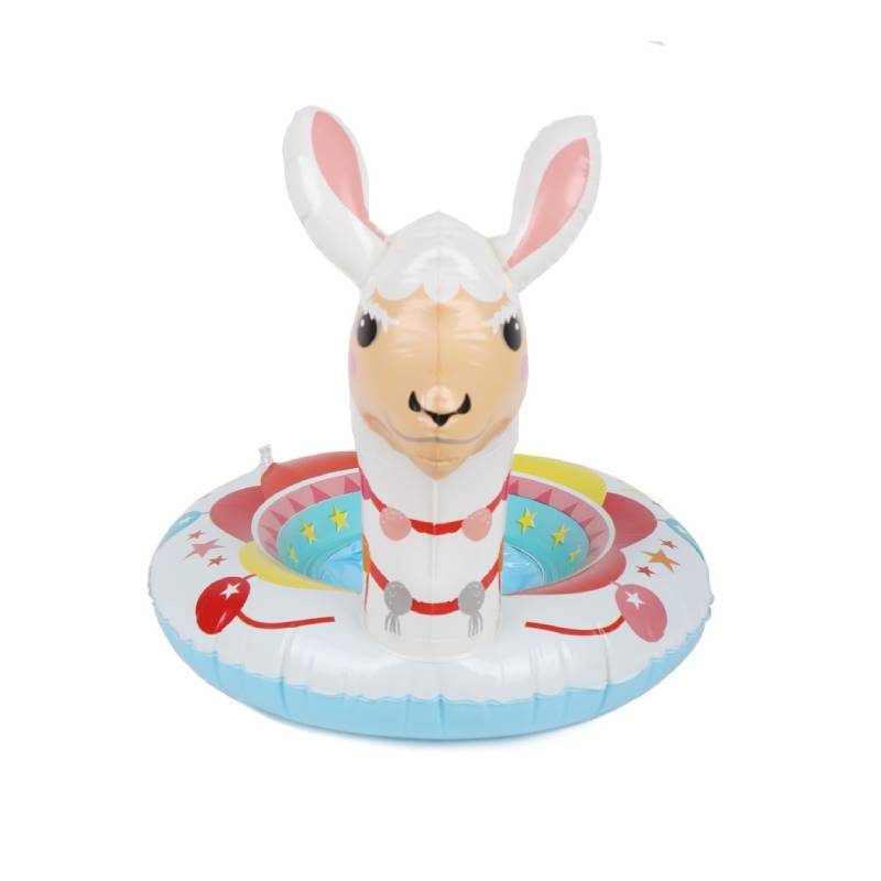 [L2562-7GO] Bouée Gonflable Tête Lama pour Enfant