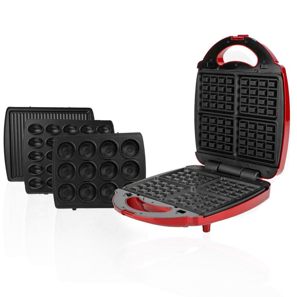 Appareil De Cuisson FLORENCE 4en1 Panini Gaufre Zouza Maamoul