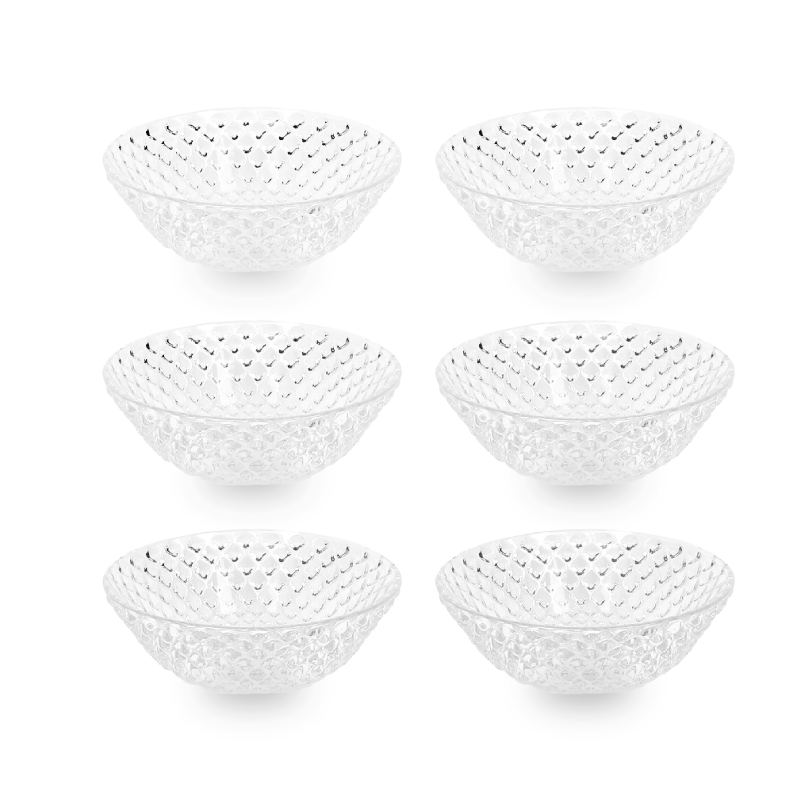 Bol En Verre 6 Pièces Maya Pour Salade De Fruits - 15 Cl-Motif 1