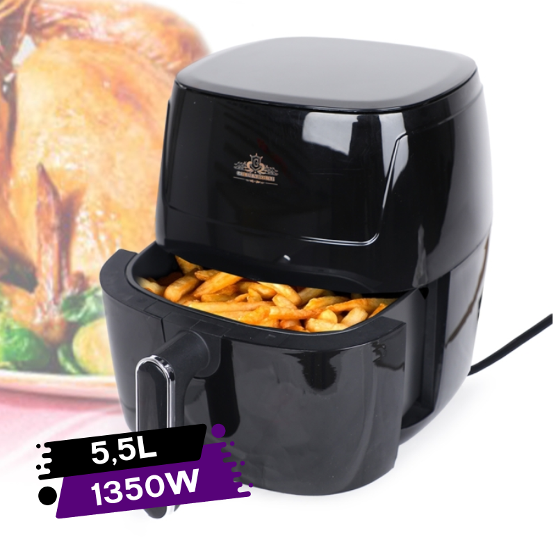 Friteuse Sans Huile Numérique GOLDEN HOUSE  1350W  5,5 Litres