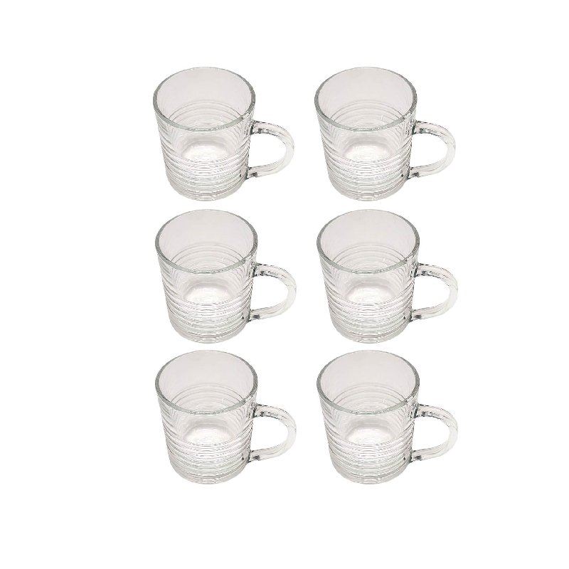 Coffret de 6 Verres à Thé Lines 23 Cl - GLASS HOME