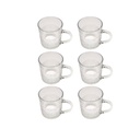 Coffret de 6 Verres à Thé Lines 23 Cl - GLASS HOME