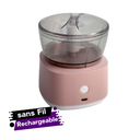 Mini Hachoir  Électrique sans fil en Rose