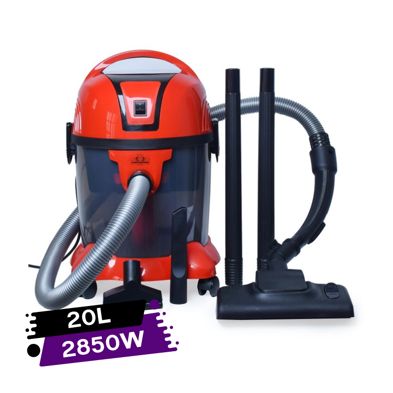 Aspirateur Golden House 20 Litres 2850 W - Rouge