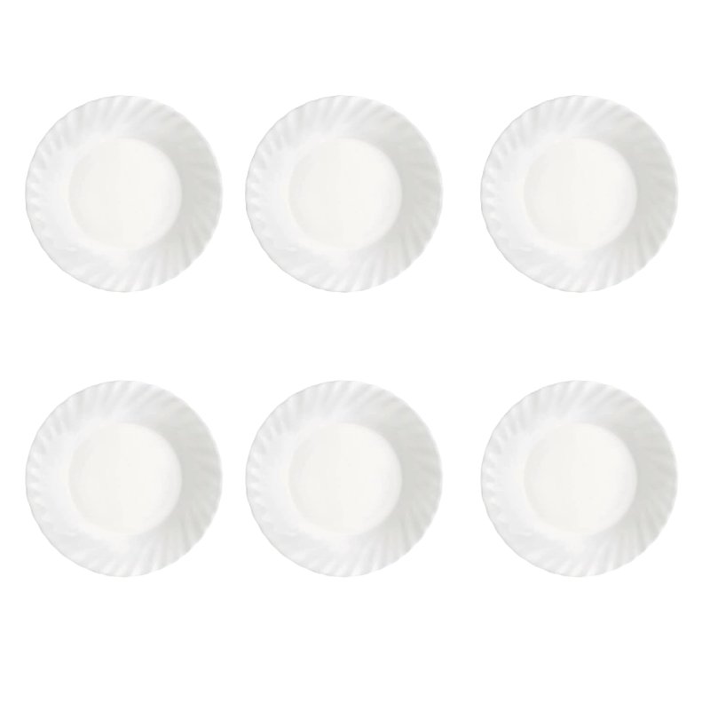 Lot De 6 Assiettes Plates-PRIMA 25,5cm