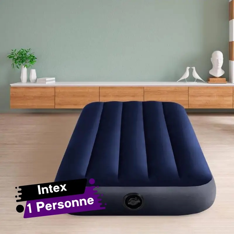 Matelas Gonflable Dura-Beam Standard INTEX - 76 x 191 x 25 cm - 1 Personne