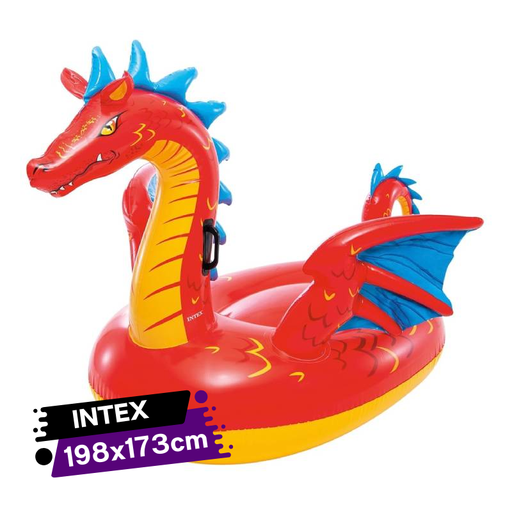 Bouée Gonflable Dragon mystique  A Chevaucher INTEX 198 x 173 cm