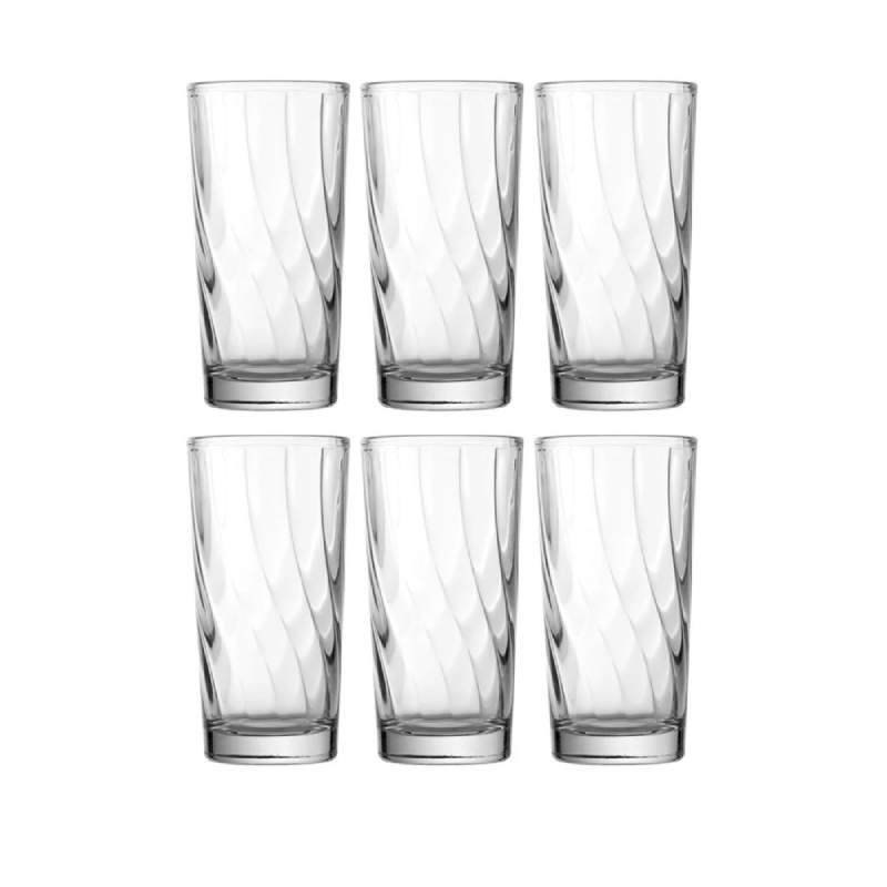 Set de 6 Coupes en Verre UNI-GLASS KYKNOS 24.5 cl