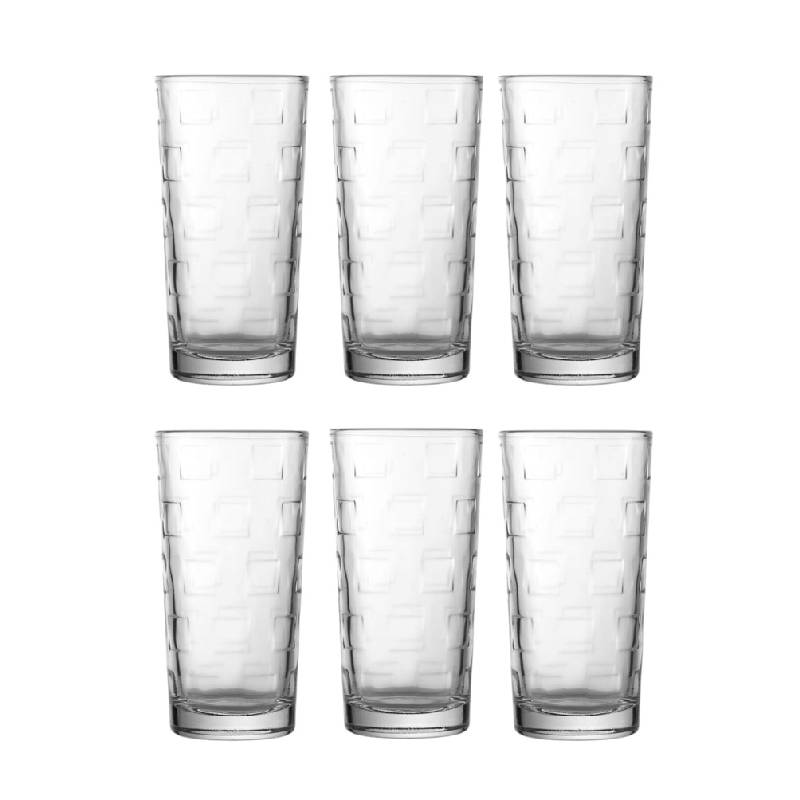 Set de 6 Coupes en verre UNI-GLASS KYVOS 24,5 CL