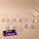 Set de 6 Coupes en Verre UNI-GLASS KYVOS 28.5 Cl