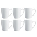 Coffret de 6 Mugs Blanc -Luminarc ESSENCE New Morning 32 CL