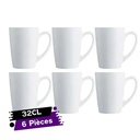 Coffret de 6 Mugs Blanc-Luminarc ESSENCE New Morning 32 CL