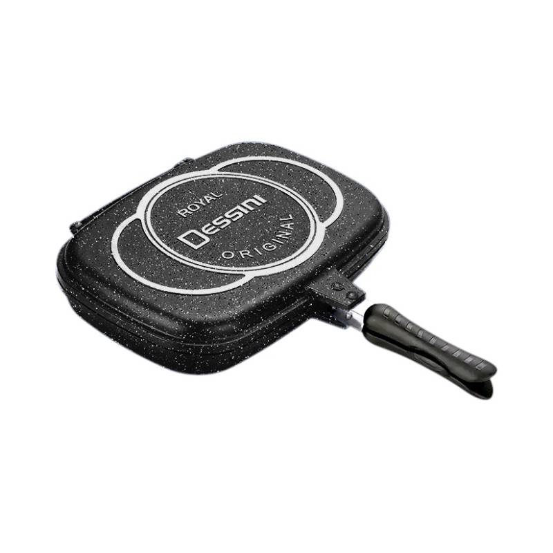 Poêle Double Face Royal DESSINI 36cm - NOIR