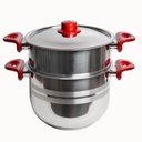 Couscoussière 12L Inox Royal -18/10 - 28cm