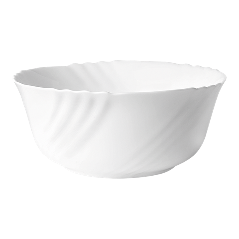 Saladier Bormioli Rocco EBRO Blanc 23 cm, verre opale, 1 pièce