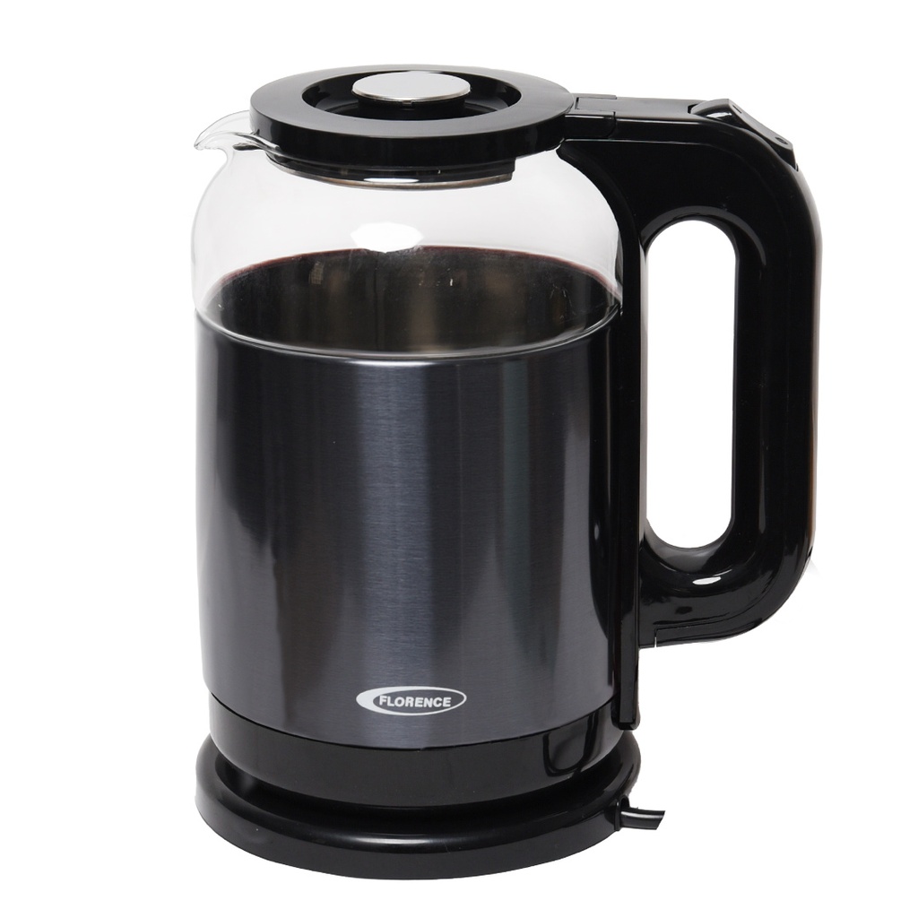 [HK415-GO-Noir] Bouilloire Électrique Florence 2L 1500W Noir