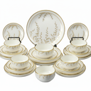 Service à Table en Porcelaine 24 Pièces Golden House