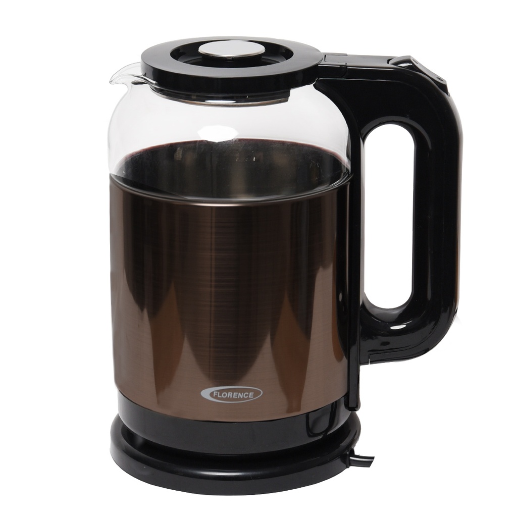 Bouilloire Électrique Florence 2L 1500W Marron