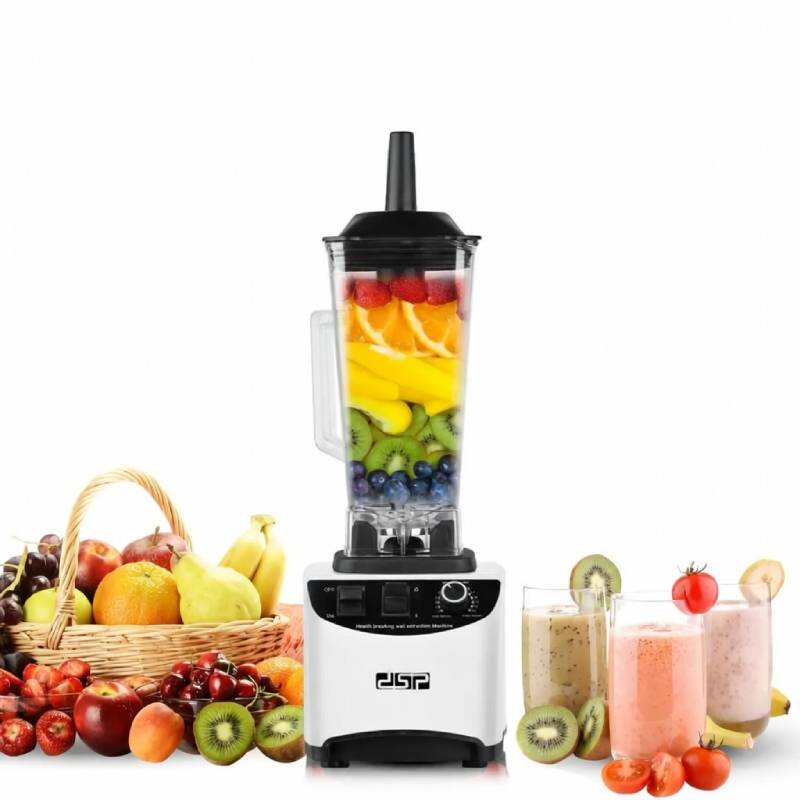 Blender électrique multifonction DSP - 1800W - 2L- Blanc