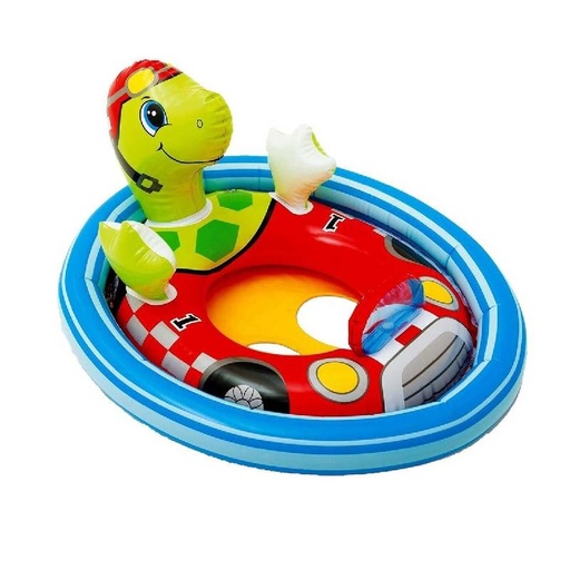 [BIT2884-2GO] INTEX Bouée gonflable à chevaucher Tortue - 76x58 Cm