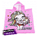 Cape de bain à Capuche pour Plage - Enfant - 54 x 54 cm