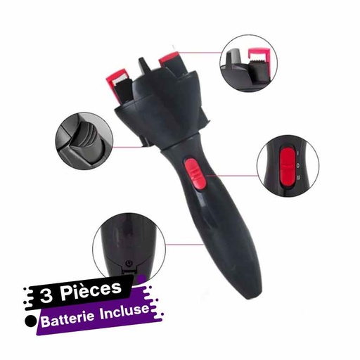 [TW1100E-GO-Noir] Appareil à Torsades Cheveux Twist Secret