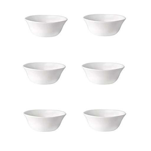 [498999FTL12-GO] Lot de 6 Coupelles Multiusage BORMIOLI ROCCO PARMA 12 x 12 cm Blanc