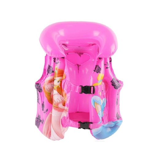 [GPP2881-6GO] Gilet de plage gonflable PRINCESS - Rose - 48 cm