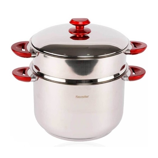 [COUS28GO] Couscoussier Inox 12 L/28 cm Hascevher