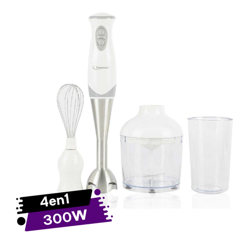 [ESMS250-2GO] Kit Mixeur 4en1 300W Topmatic