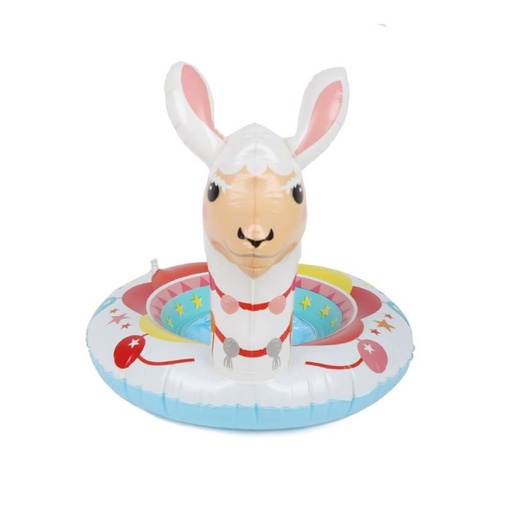 [L2562-7GO] Bouée Gonflable Tête Lama pour Enfant