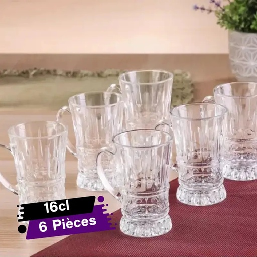 [P1106-GO] Coffret De 6 Verre De Thé 16CL - PRESTIGE Luminarc