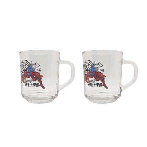 [KMCSM-24GO] KID MUG Coffret 2 Verres SPIDER MAN-AZUR Glass 24 Cl