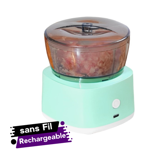 [SMK311-112GO] Mini Hachoir électrique sans Fil en Vert