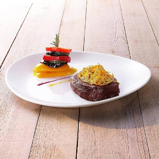 [4052-GO] Plat à Steak FRIENDS TIME 30x26 cm-LUMINARC