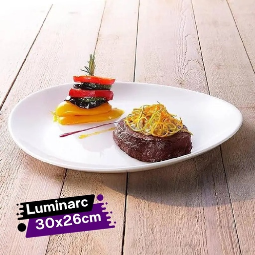 [4052-GO] Plat à Steak FRIENDS TIME 30x26 cm-LUMINARC