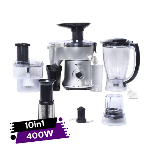 [FP469AF-GO-silver] Robot Juicer et Blender Florence 10in1 Multifonctions Silver