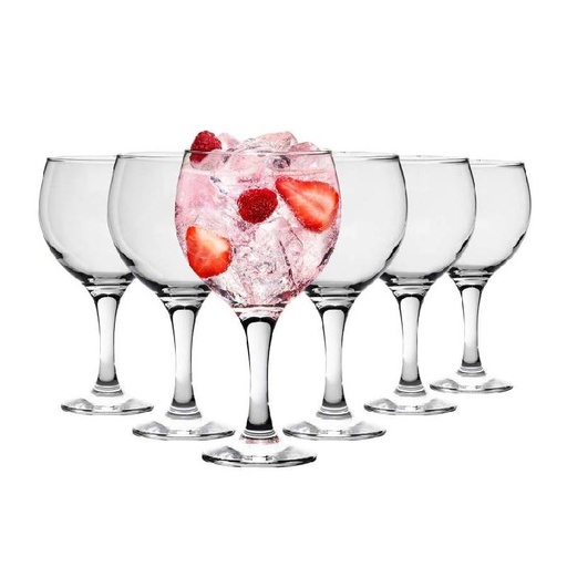 [STVK-3GO] Set de 6 Coupes en Verre UNI-GLASS KOUROS 21 cl