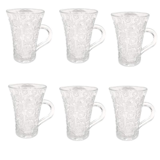 [USTI-17GO] Set de 6 Tasse de Thé IMPERO 17cl IMPERO-RAYAN GLASS