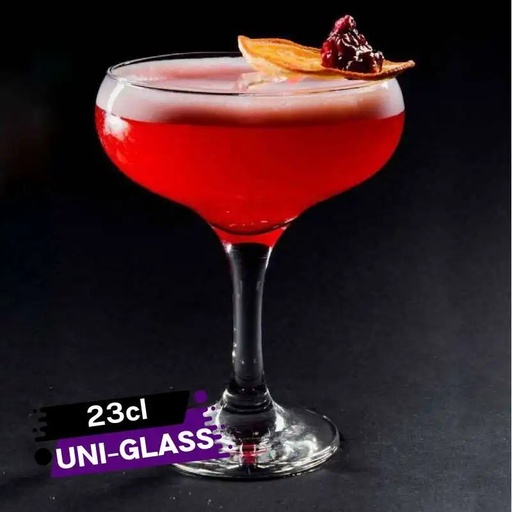 [UCVK-23GO] Coupe en Verre UNI-GLASS  KOUROS 23cl