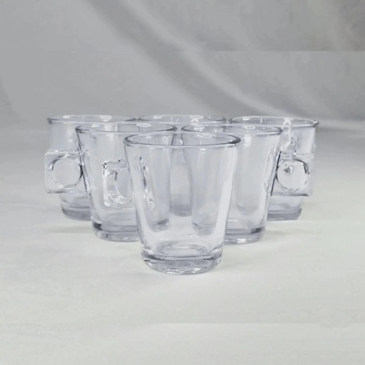 [AGCGE-8GO] AZUR GLASS Coffret De 6 tasse GUSTO Expresso 8cl