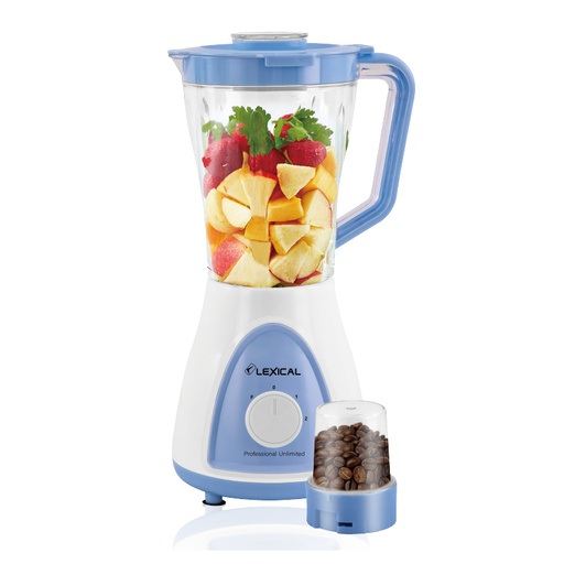 [LBL1520-GO-Bleu Ciel] Blender Avec moulin café Lexical - 500W 1,5L - Bleu - Ciel