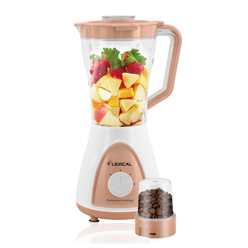 [LBL1520-GO-Beige] Blender Avec moulin café Lexical - 500W - 1,5L - Beige